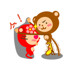 Banana QQ Monkey 2 sticker #10719361