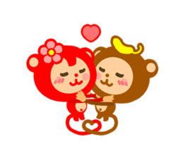 Banana QQ Monkey 2 sticker #10719364