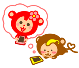 Banana QQ Monkey 2 sticker #10719370