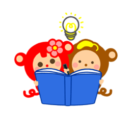 Banana QQ Monkey 2 sticker #10719372