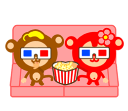 Banana QQ Monkey 2 sticker #10719373