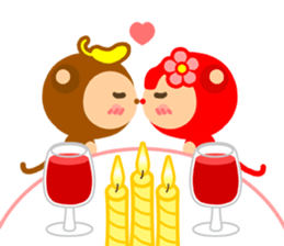 Banana QQ Monkey 2 sticker #10719380