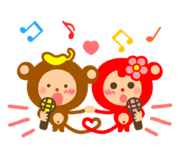 Banana QQ Monkey 2 sticker #10719388