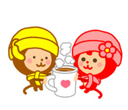 Banana QQ Monkey 2 sticker #10719391