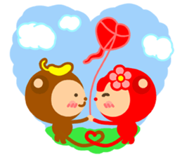 Banana QQ Monkey 2 sticker #10719397
