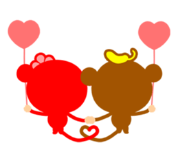 Banana QQ Monkey 2 sticker #10719399