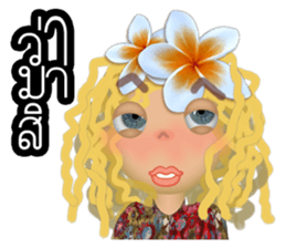 Luna G a hard life day. sticker #10720243