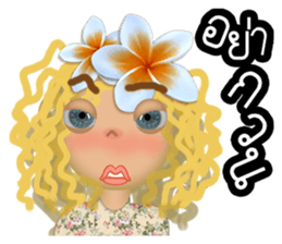 Luna G a hard life day. sticker #10720245