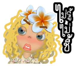 Luna G a hard life day. sticker #10720251