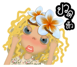 Luna G a hard life day. sticker #10720252