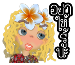 Luna G a hard life day. sticker #10720257