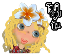 Luna G a hard life day. sticker #10720272