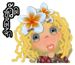 Luna G a hard life day. sticker #10720273