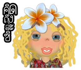 Luna G a hard life day. sticker #10720274