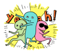 Colorful guys sticker #10720491
