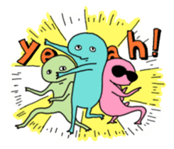 Colorful guys sticker #10720491