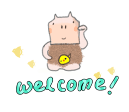 Capybara daily life sticker #10720545