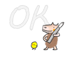 Capybara daily life sticker #10720555