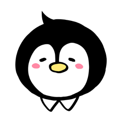 Penguin with a collar