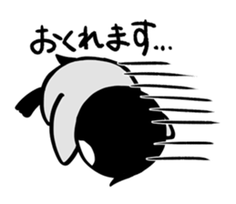 Penguin with a collar sticker #10721026