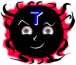 Eyes of the Black Ball sticker #10721197
