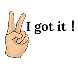 Stickers of the hand 2 sticker #10722440