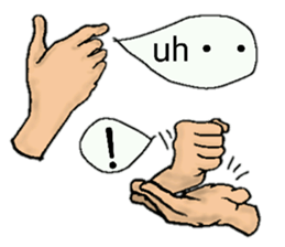 Stickers of the hand 2 sticker #10722452