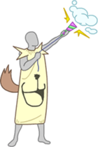 Dog Head Man sticker #10722705