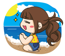 Merry Girl2 Hot Summer sticker #10722722