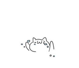 Mr.Shirai with cat sticker #10723089