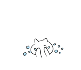 Mr.Shirai with cat sticker #10723090