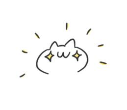 Mr.Shirai with cat sticker #10723093