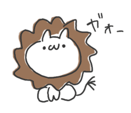 Mr.Shirai with cat sticker #10723115