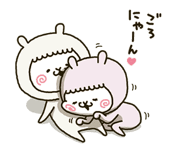 fool couple alpaca 2 sticker #10723164