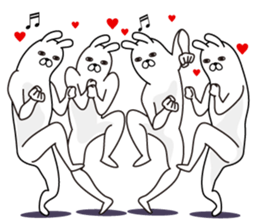 Trendy rabbit sticker #10723240