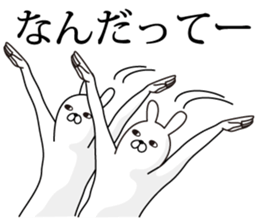 Trendy rabbit sticker #10723248