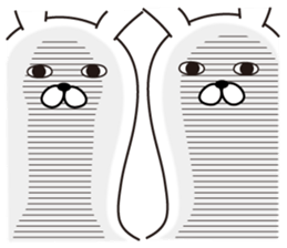 Trendy rabbit sticker #10723249