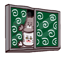 Nyankotachinoatsuinemuri 5 sticker #10723656