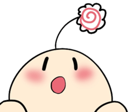 His head flower pill Douding sticker #10724601