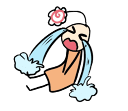 His head flower pill Douding sticker #10724607