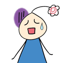 His head flower pill Douding sticker #10724608