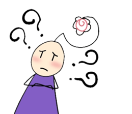 His head flower pill Douding sticker #10724611