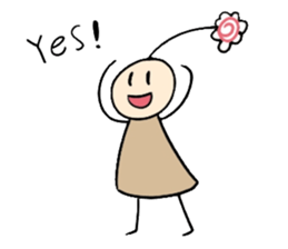 His head flower pill Douding sticker #10724628