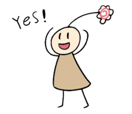 His head flower pill Douding sticker #10724628