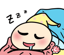 His head flower pill Douding sticker #10724636