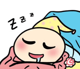 His head flower pill Douding sticker #10724636