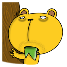 Tired Teddy sticker #10724921
