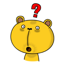 Tired Teddy sticker #10724925