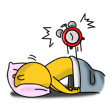 Tired Teddy sticker #10724930