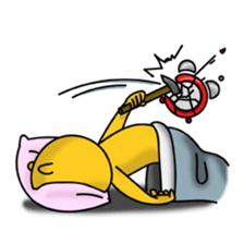 Tired Teddy sticker #10724931